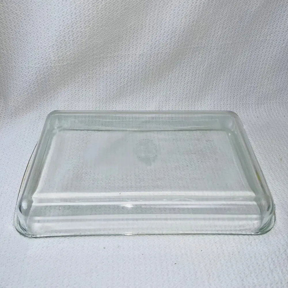 Vtg PYREX #233-S Clear Fluted Glass 13x9x2 3Qt Casserole/Baking Dish Lasagna Pan